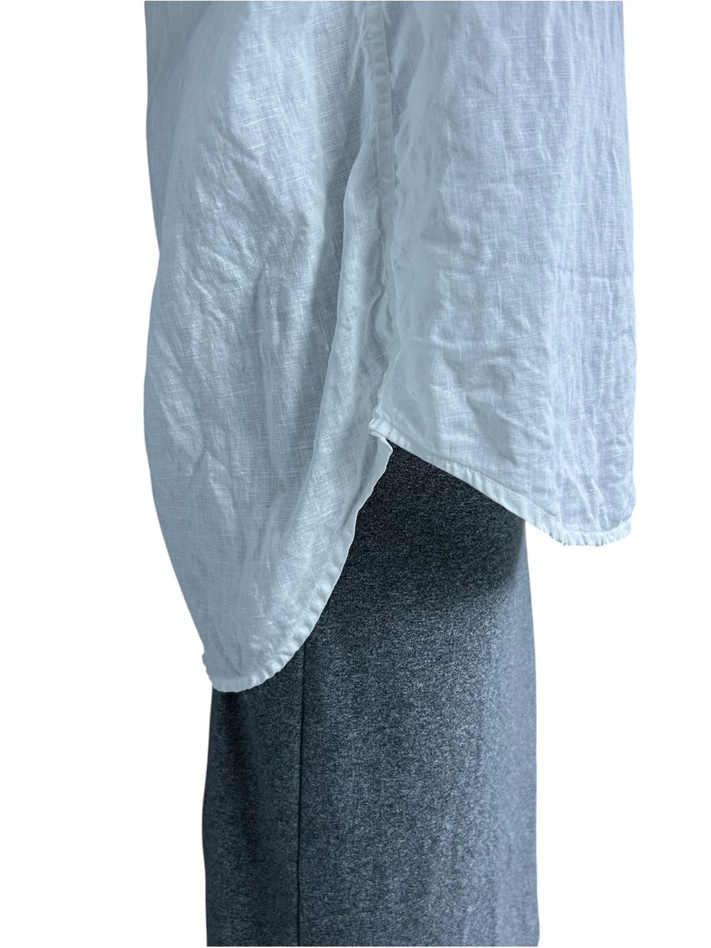 Frank & Eileen 100% Linen Button Up White Eileen Shirt Size S Costal Resort - Picture 7 of 16